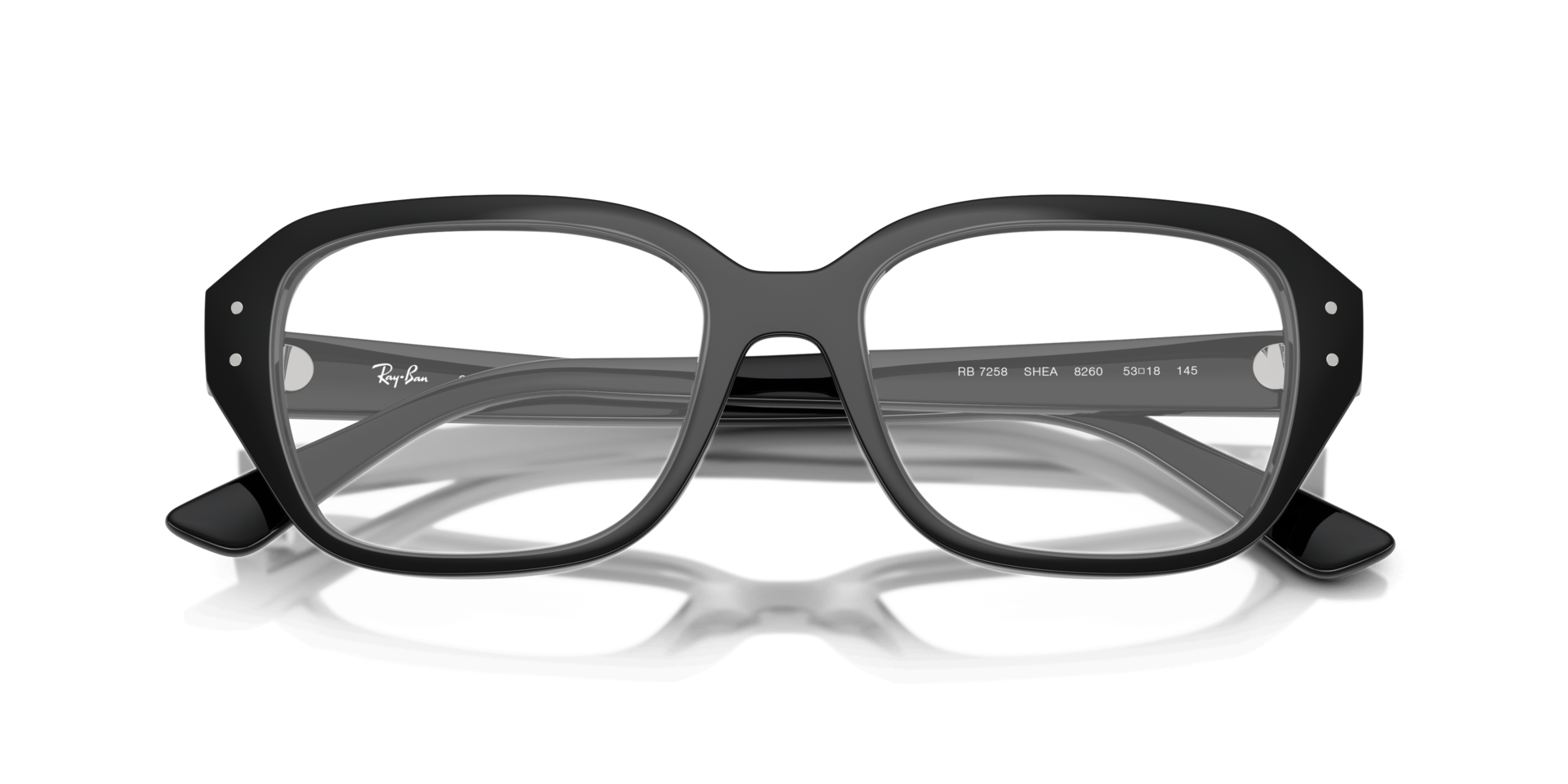Shea Optics Bio-Based Black PlasticEyeglass Frames for Glasses Direct, Closed View