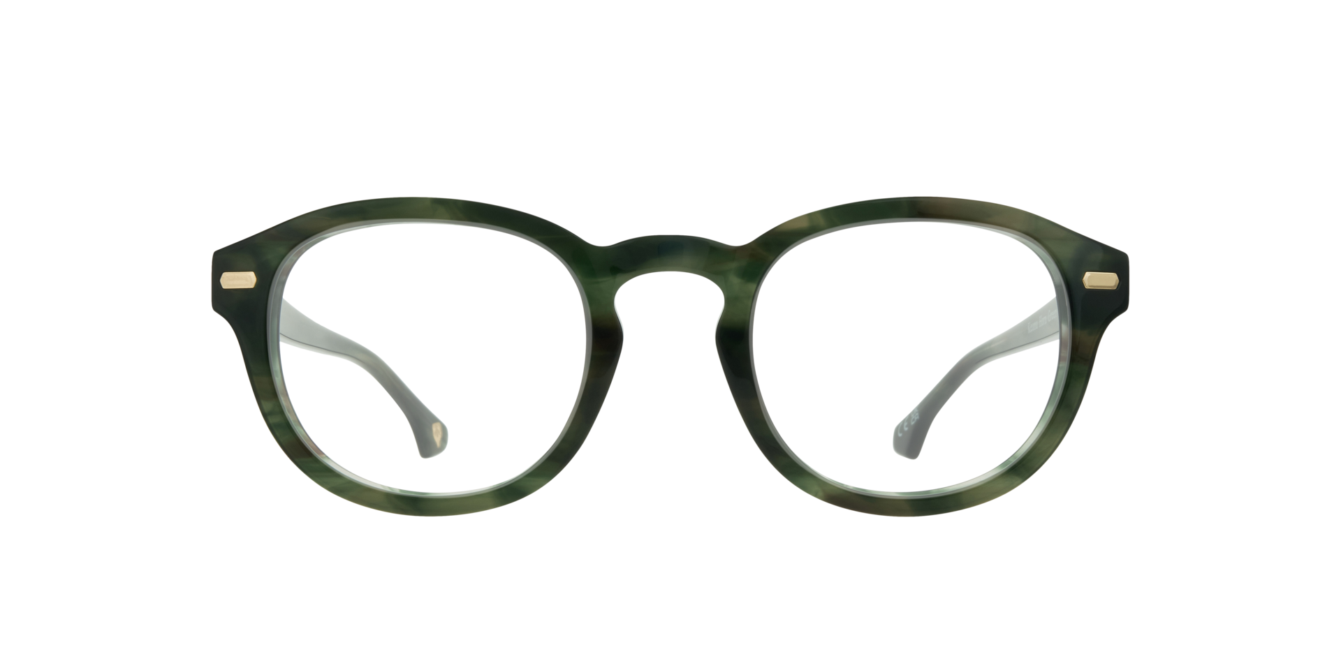 Keanu Horn Green AcetateEyeglass Frames for Glasses Direct, Front View