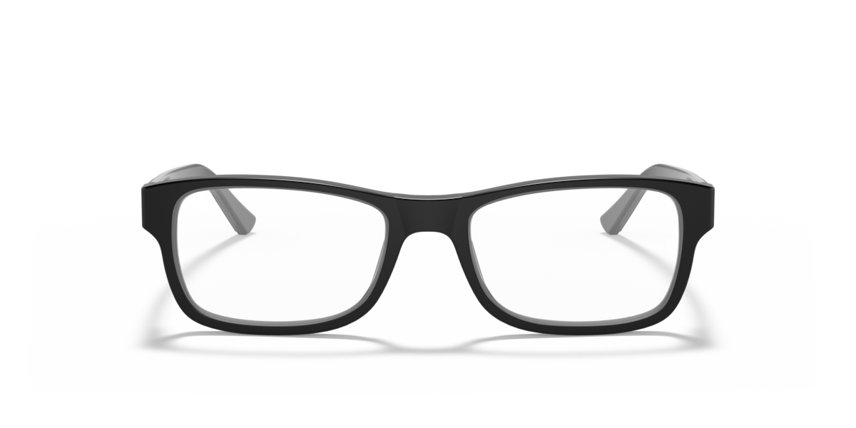 Ray-Ban Unisex Black Square Acetate Eyeglasses Online - Full Rim - Rb5268