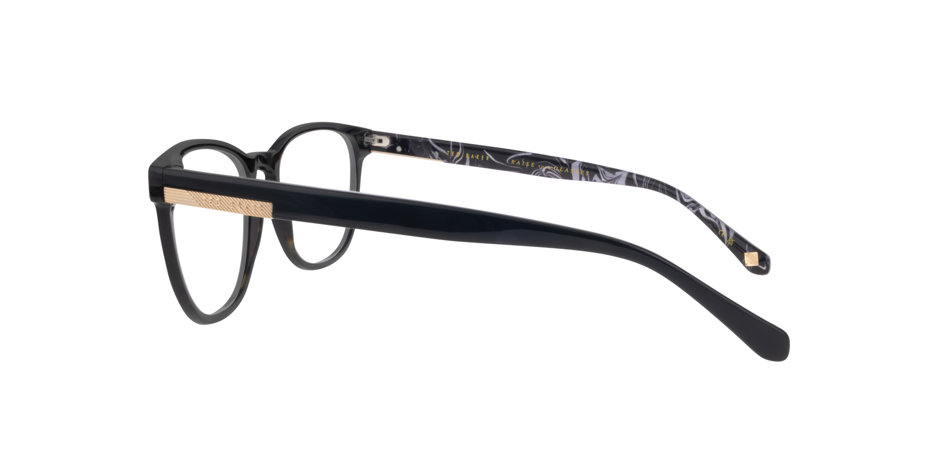 TB8252 Black AcetateEyeglass Frames for Glasses Direct, Side View