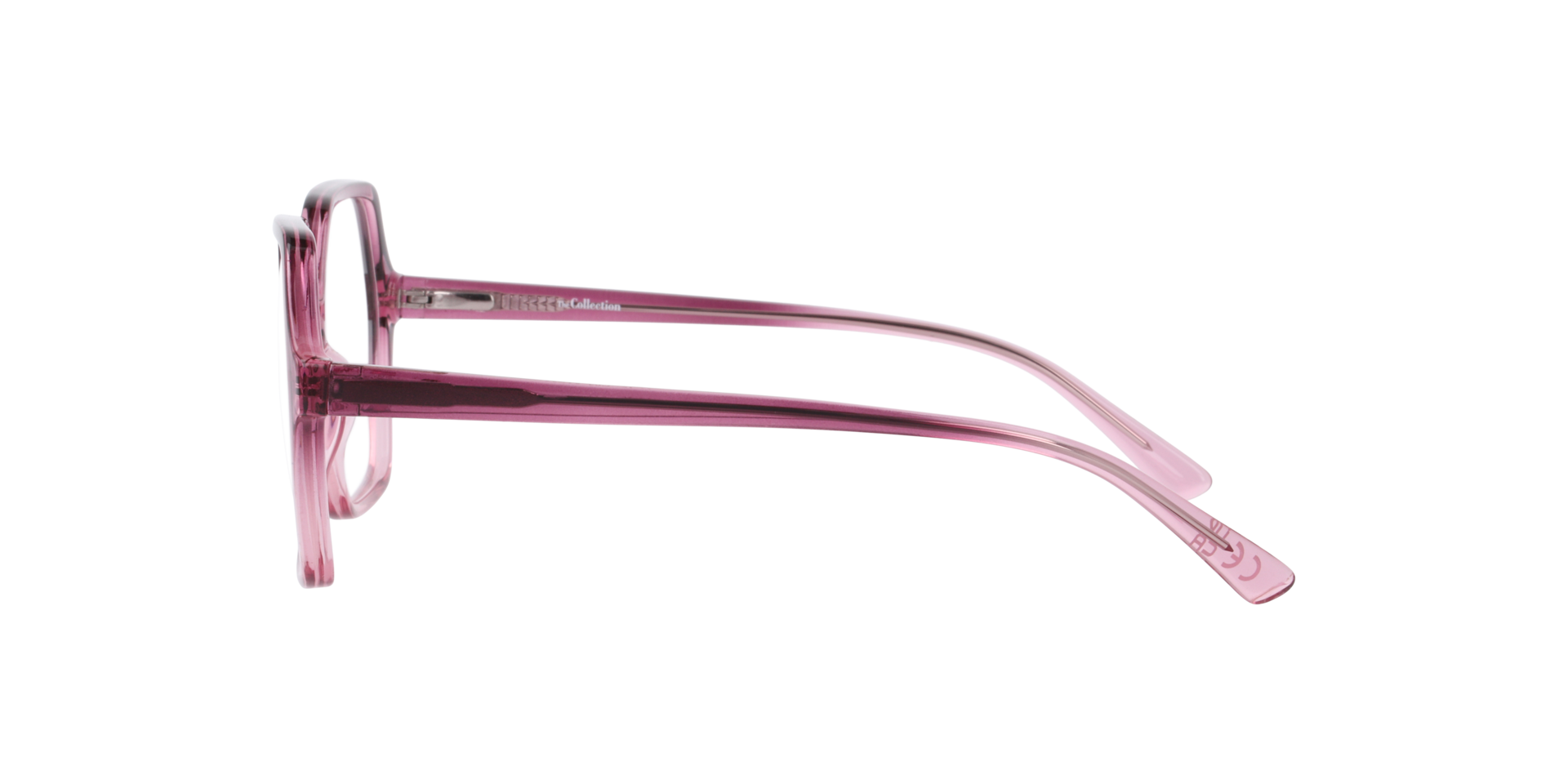 Molly Purple PlasticEyeglass Frames for Glasses Direct, Side View