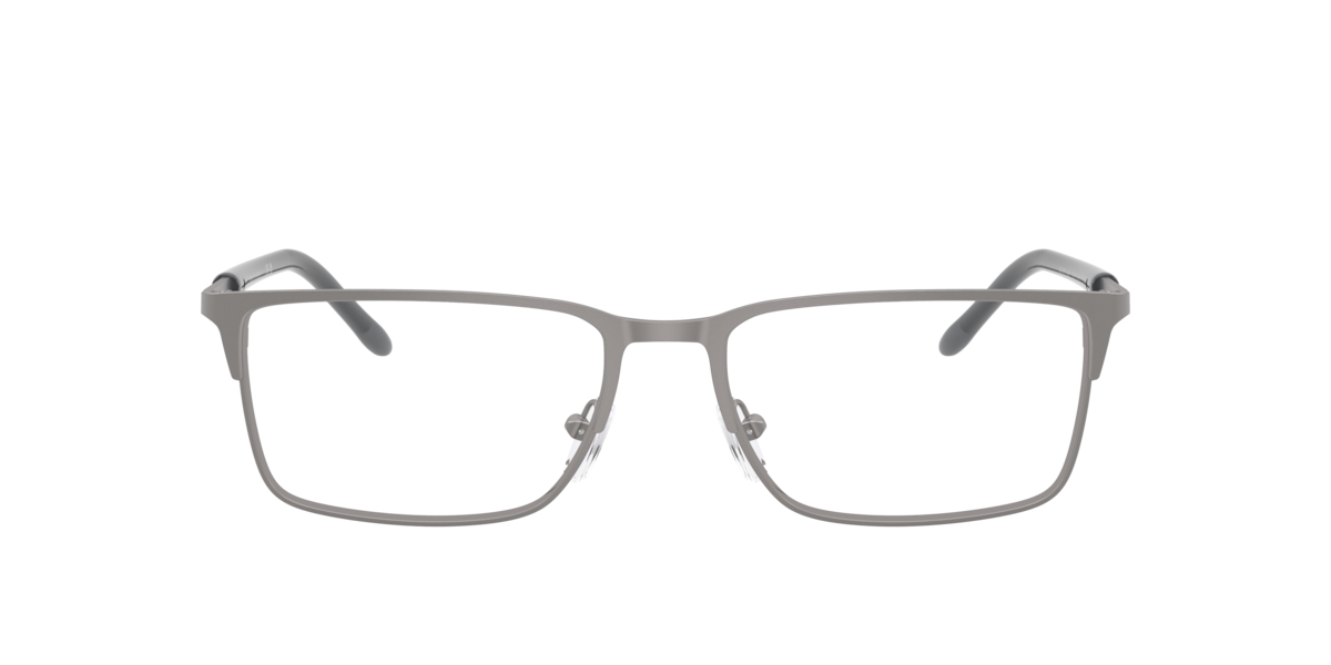 Armani Exchange Men's Matte Gunmetal Rectangle Metal Eyeglasses Online - Full Rim - Ax1073