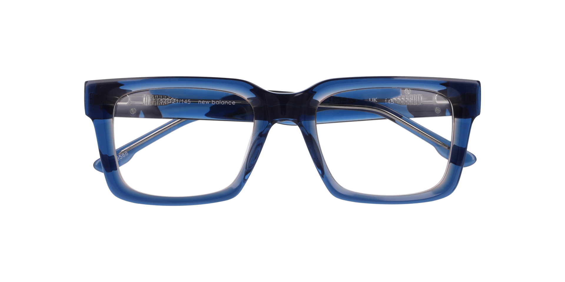 Nb4207 Blue AcetateEyeglass Frames for Glasses Direct, Closed View
