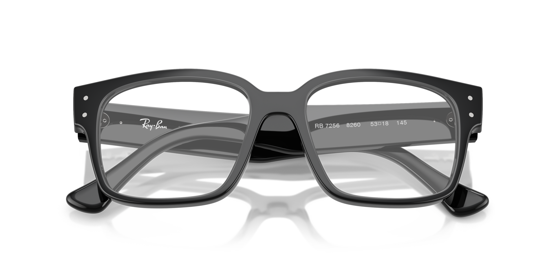 Laurene Optics Bio-Based Black PlasticEyeglass Frames for Glasses Direct, Closed View