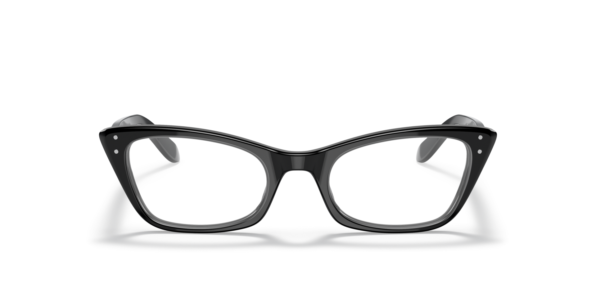 Lady Burbank Optics Black AcetateEyeglass Frames for Glasses Direct, Front View