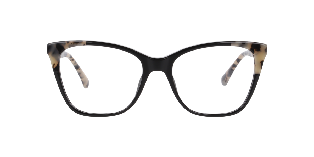 Kate Spade Women's Tortoise Black Cat-Eye Acetate Eyeglasses Online - Full Rim - Clio/G