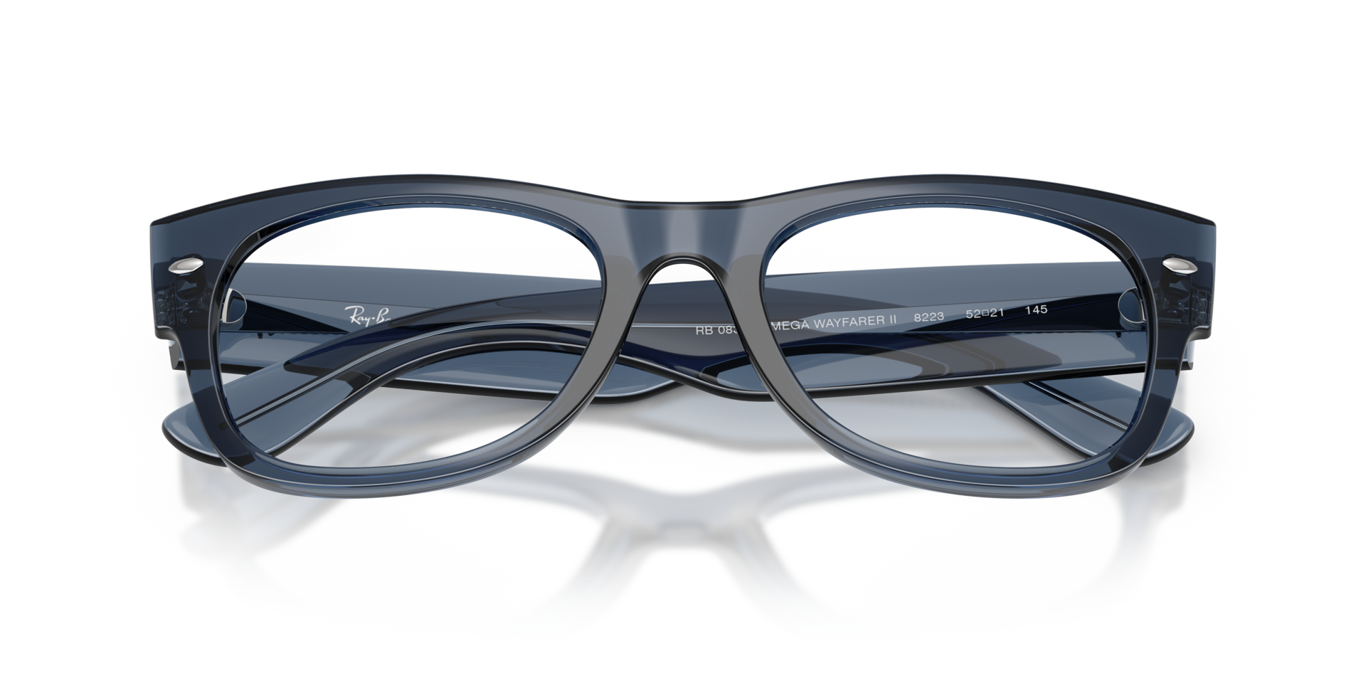RB0832V Dark Blue PlasticEyeglass Frames for Glasses Direct, Closed View