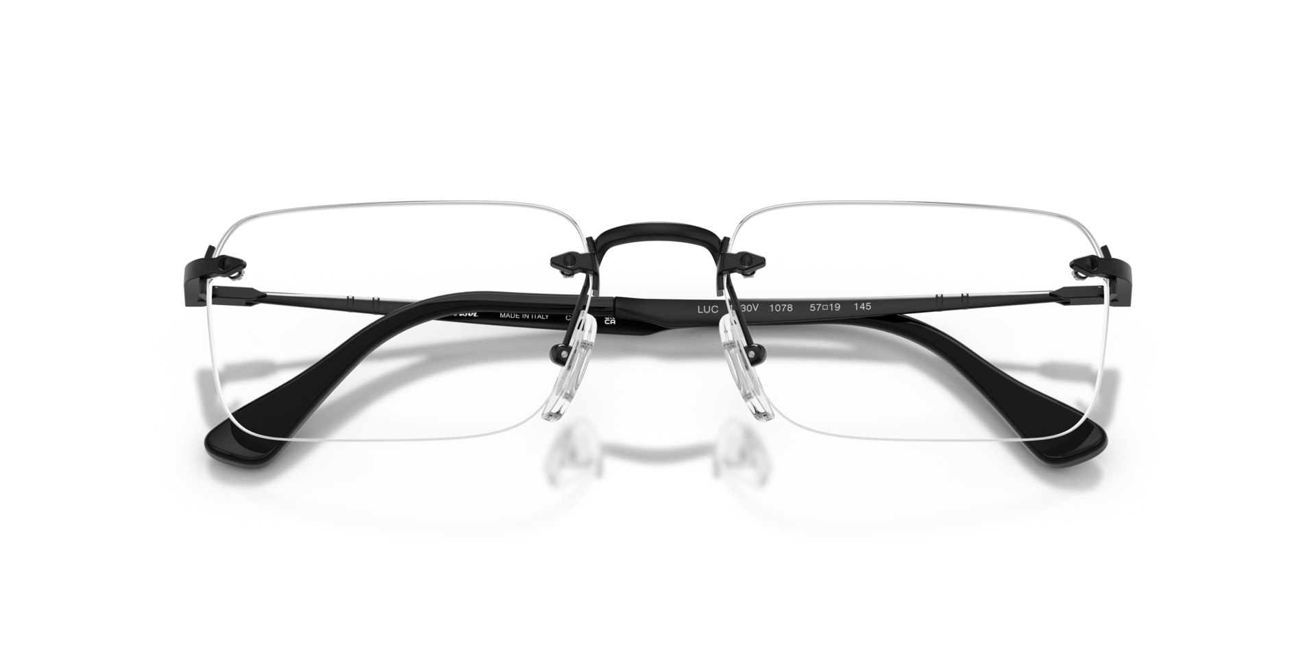 PO1030V Black MetalEyeglass Frames for Glasses Direct, Closed View