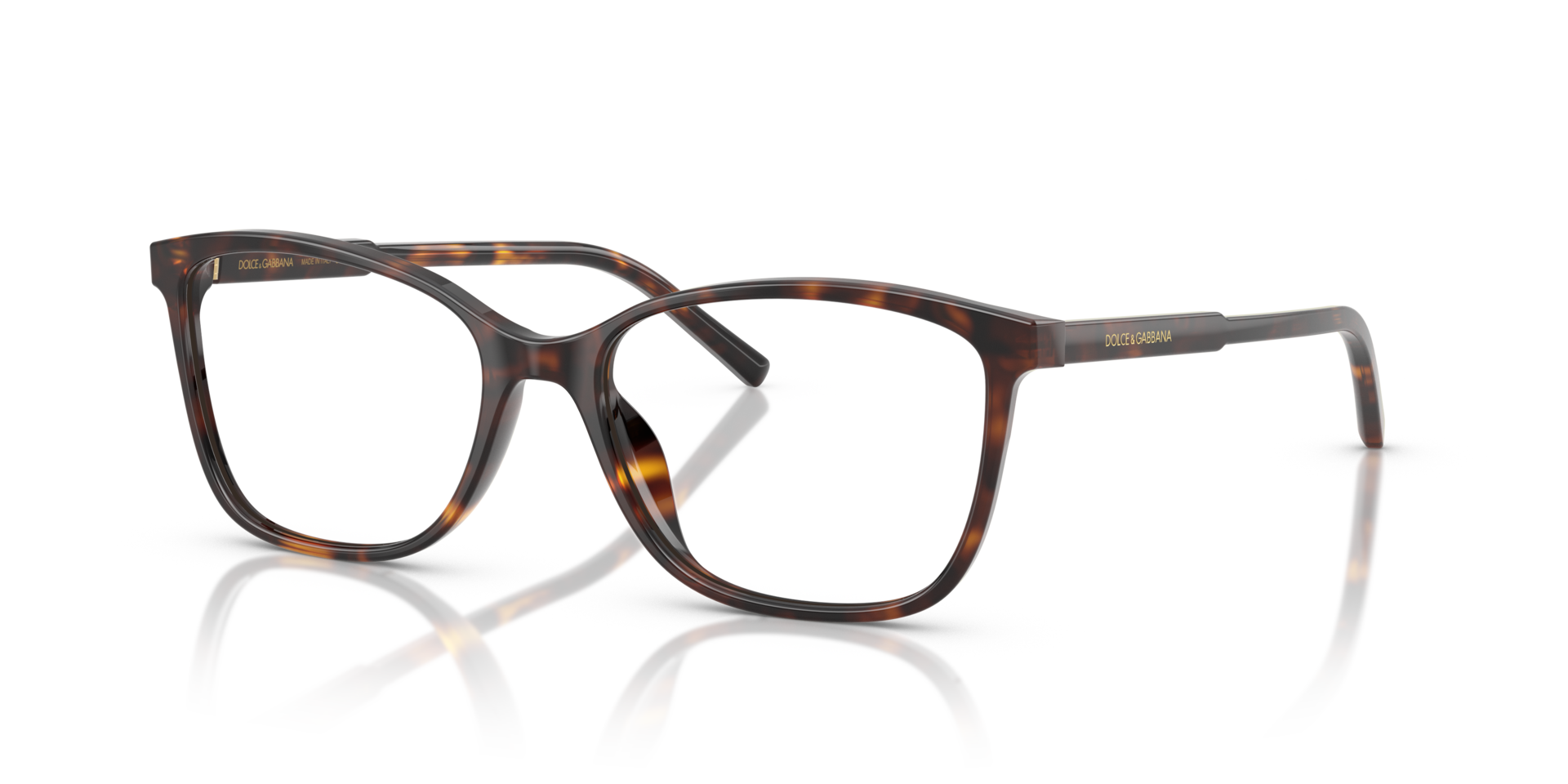 DG3424 Havana AcetateEyeglass Frames for Glasses Direct, Angle View