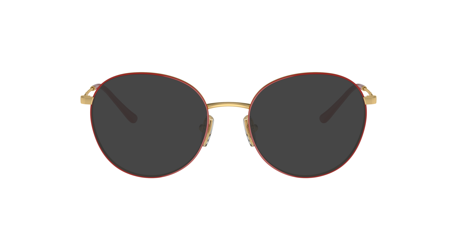 VO4280 Top Red & Gold MetalEyeglass Frames for Glasses Direct, with Tinted Lenses