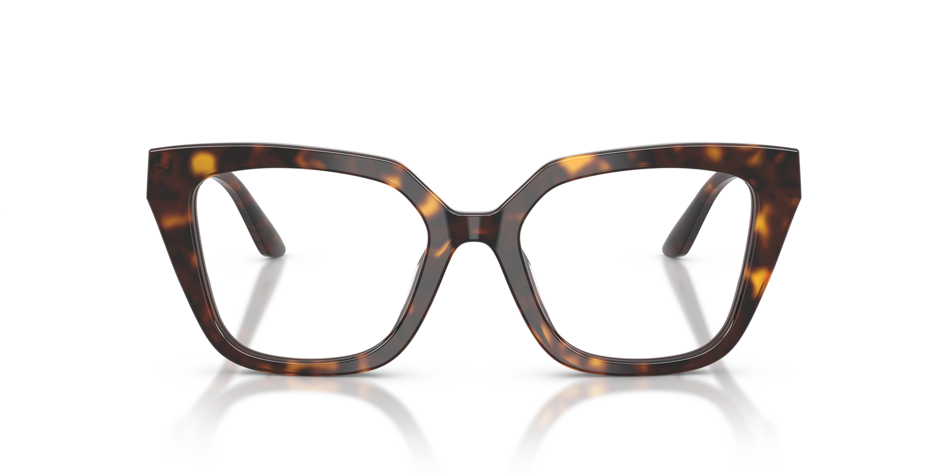EA3267U Shiny Havana AcetateEyeglass Frames for Glasses Direct, Front View