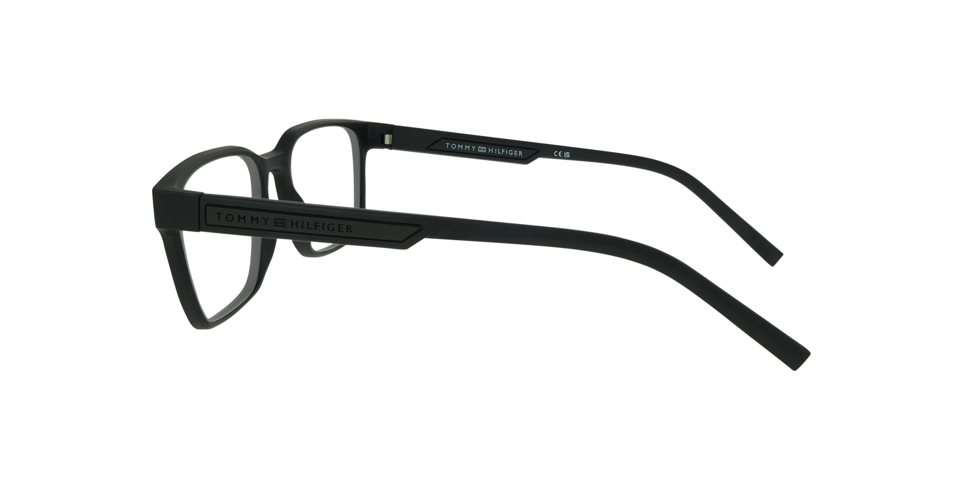 TH 2093 Black PlasticEyeglass Frames for Glasses Direct, Side View