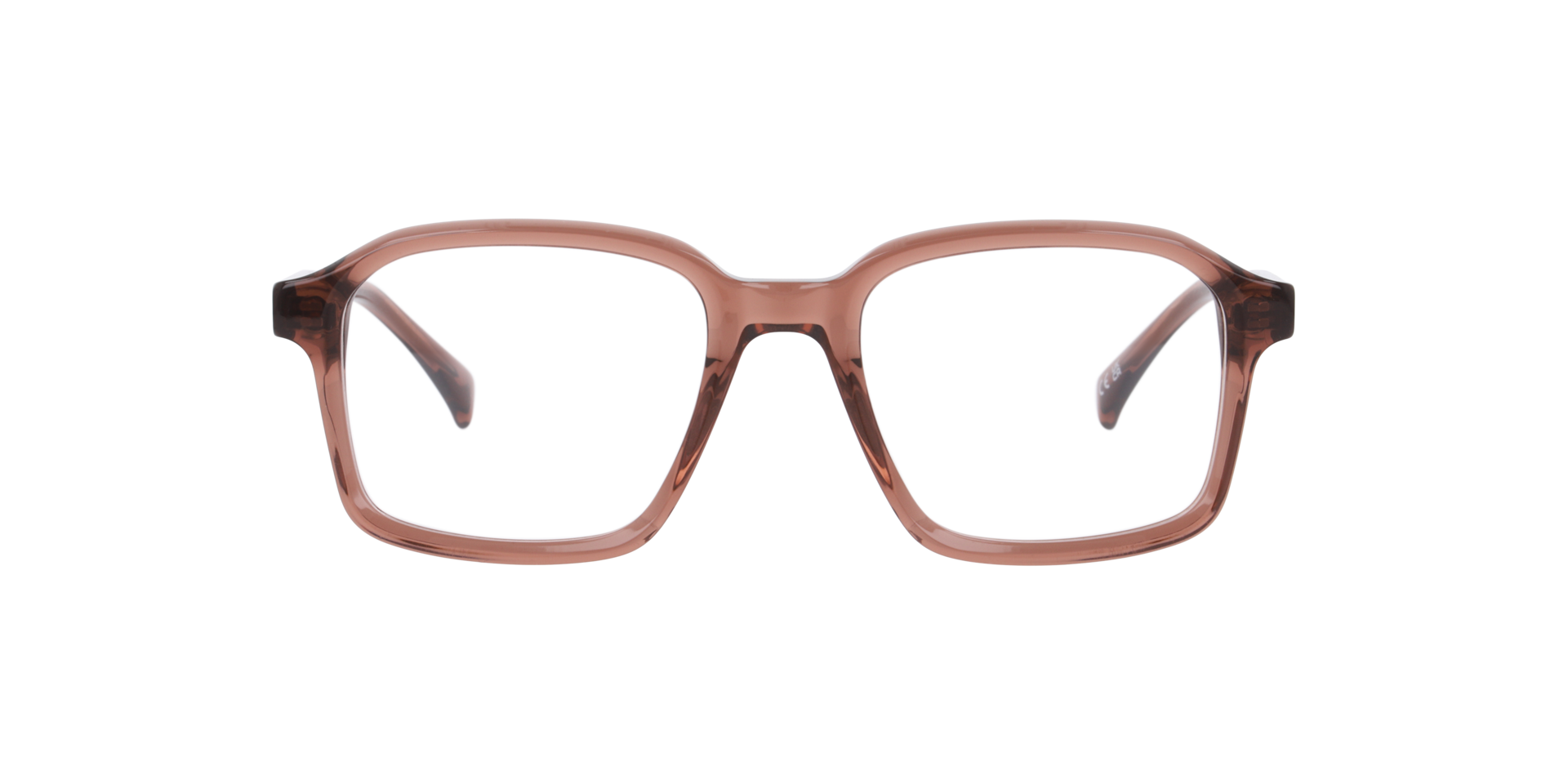 Martie Crystal Brown AcetateEyeglass Frames for Glasses Direct, Front View