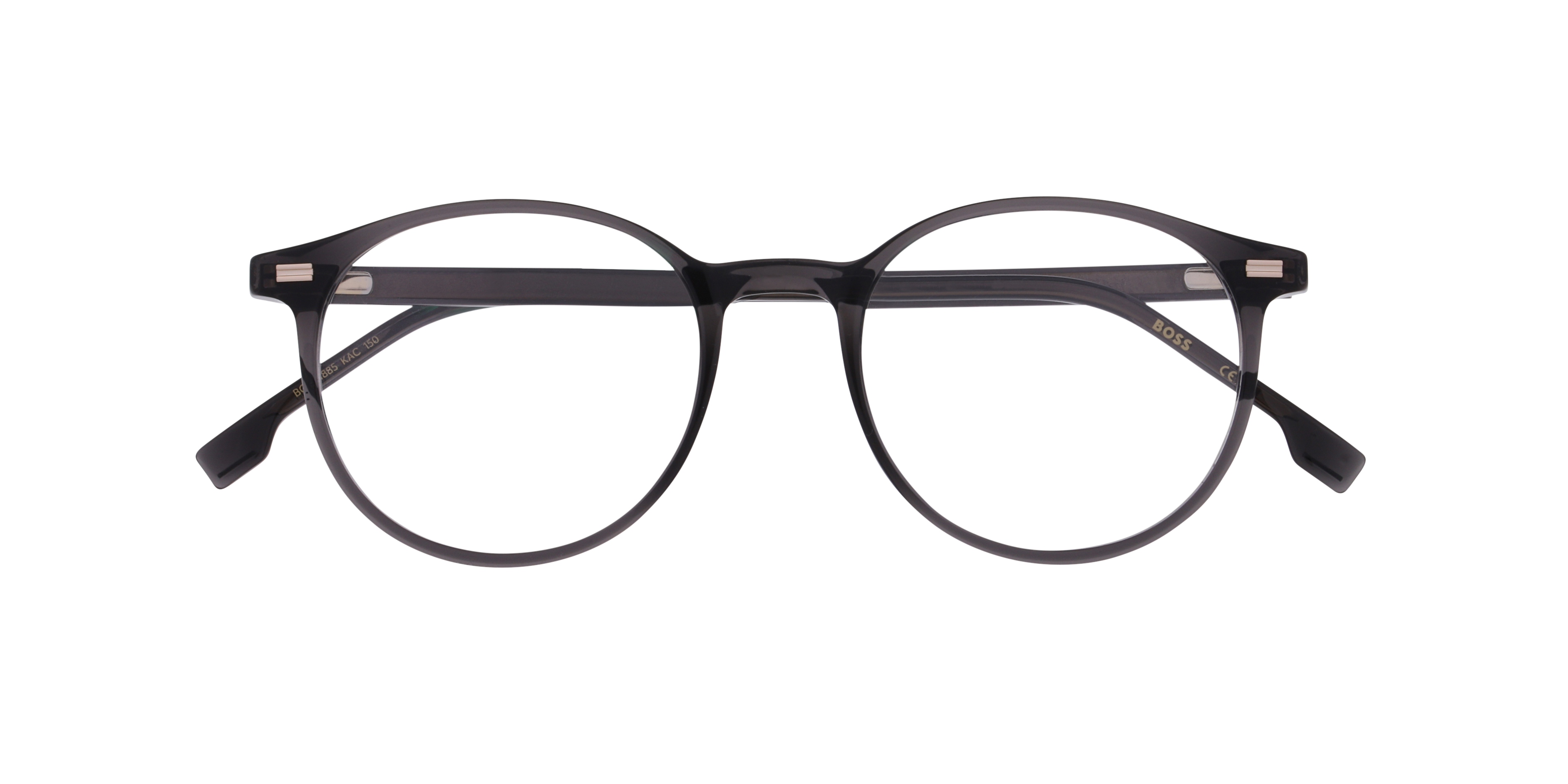 BOSS 1885 Grey AcetateEyeglass Frames for Glasses Direct, Closed View