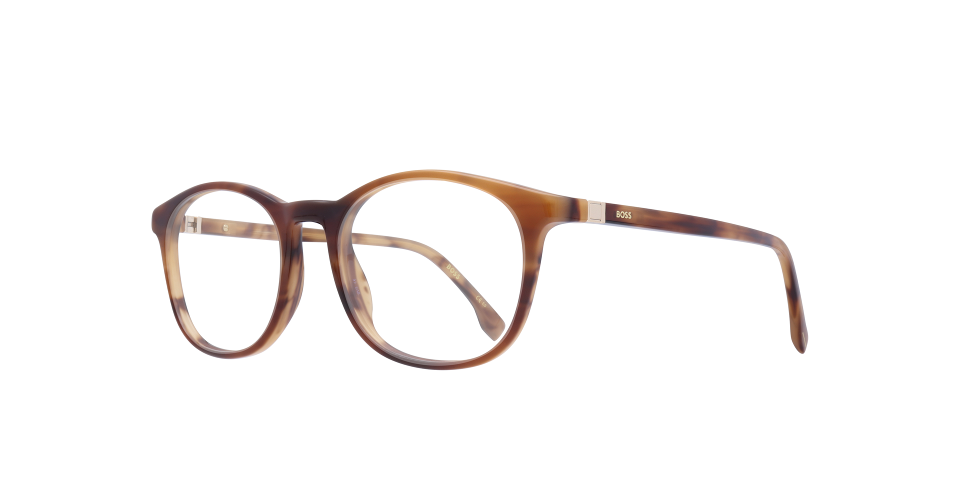 BOSS 1437 Tortoise AcetateEyeglass Frames for Glasses Direct, Angle View
