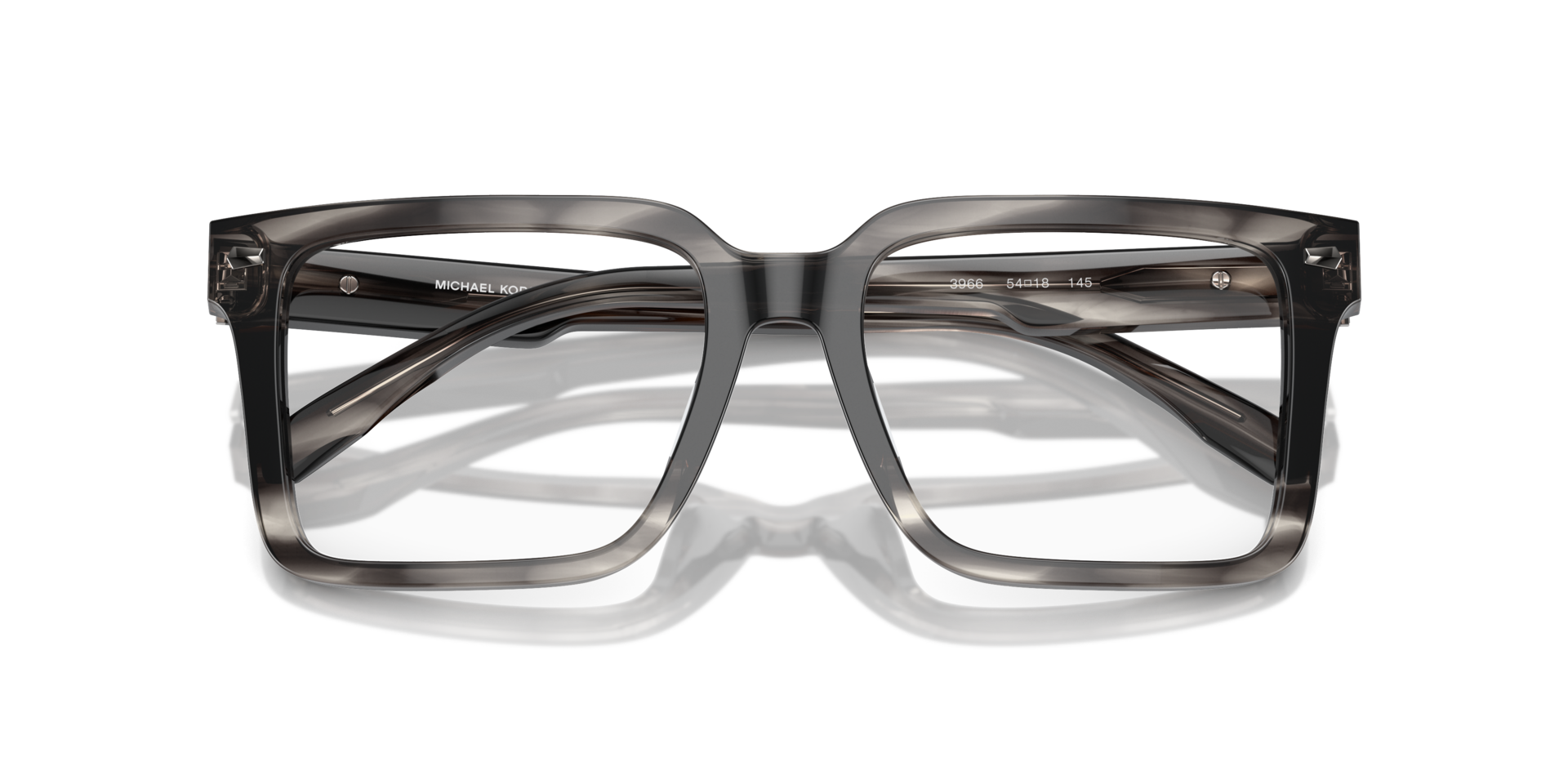 MK4121U Black Horn AcetateEyeglass Frames for Glasses Direct, Closed View