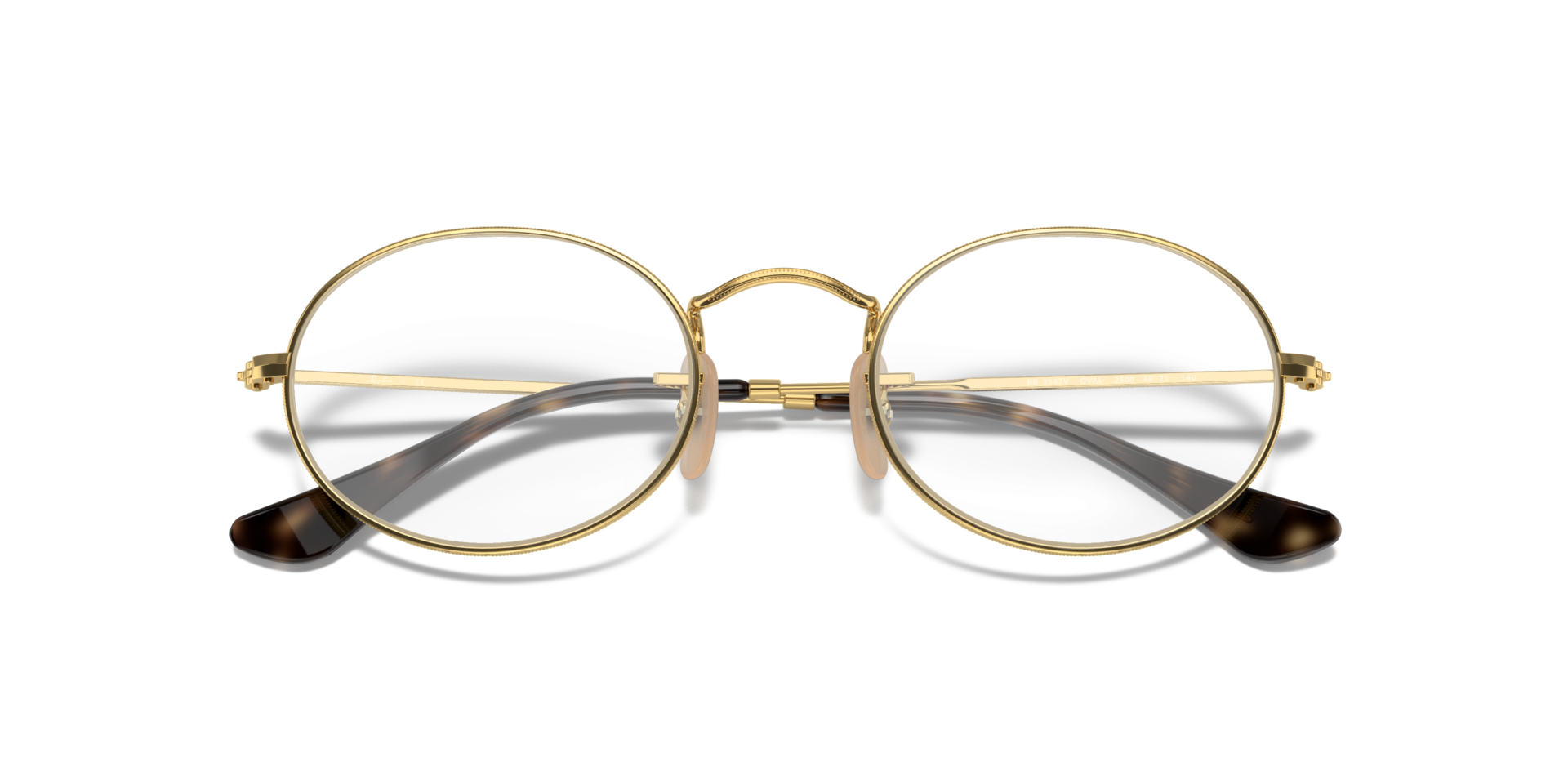 RB3547V Arista Gold MetalEyeglass Frames for Glasses Direct, Closed View