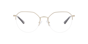 Black On Light Gold Notting Hill -  Metal Glasses