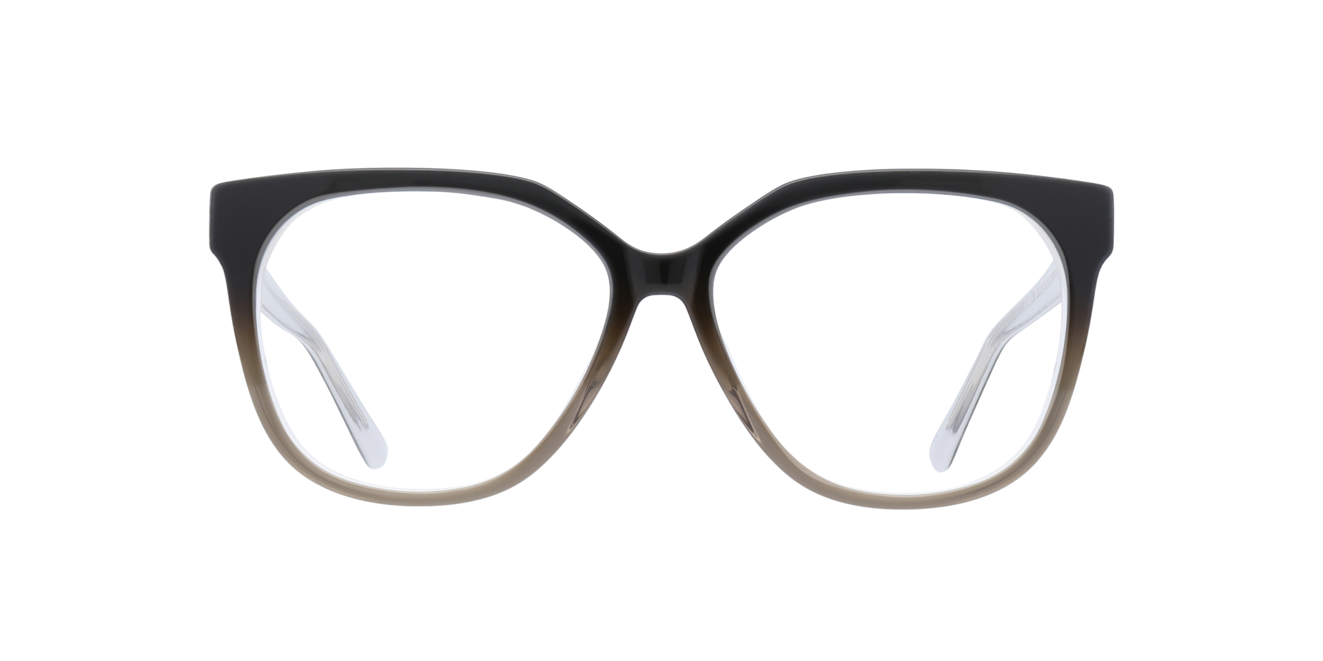 Ciara Black & Beige AcetateEyeglass Frames for Glasses Direct, Front View