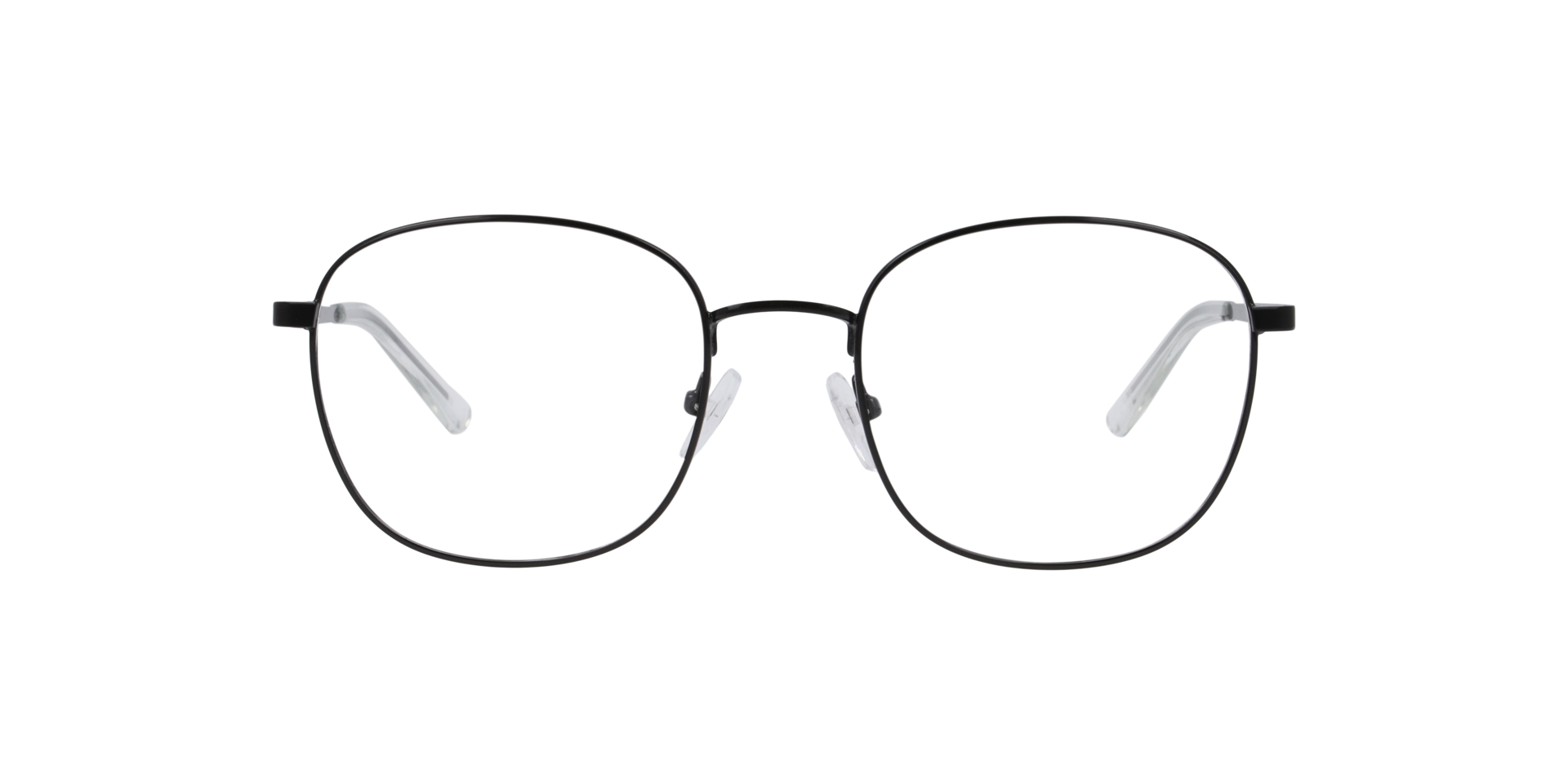 Mckenna Black MetalEyeglass Frames for Glasses Direct, Front View
