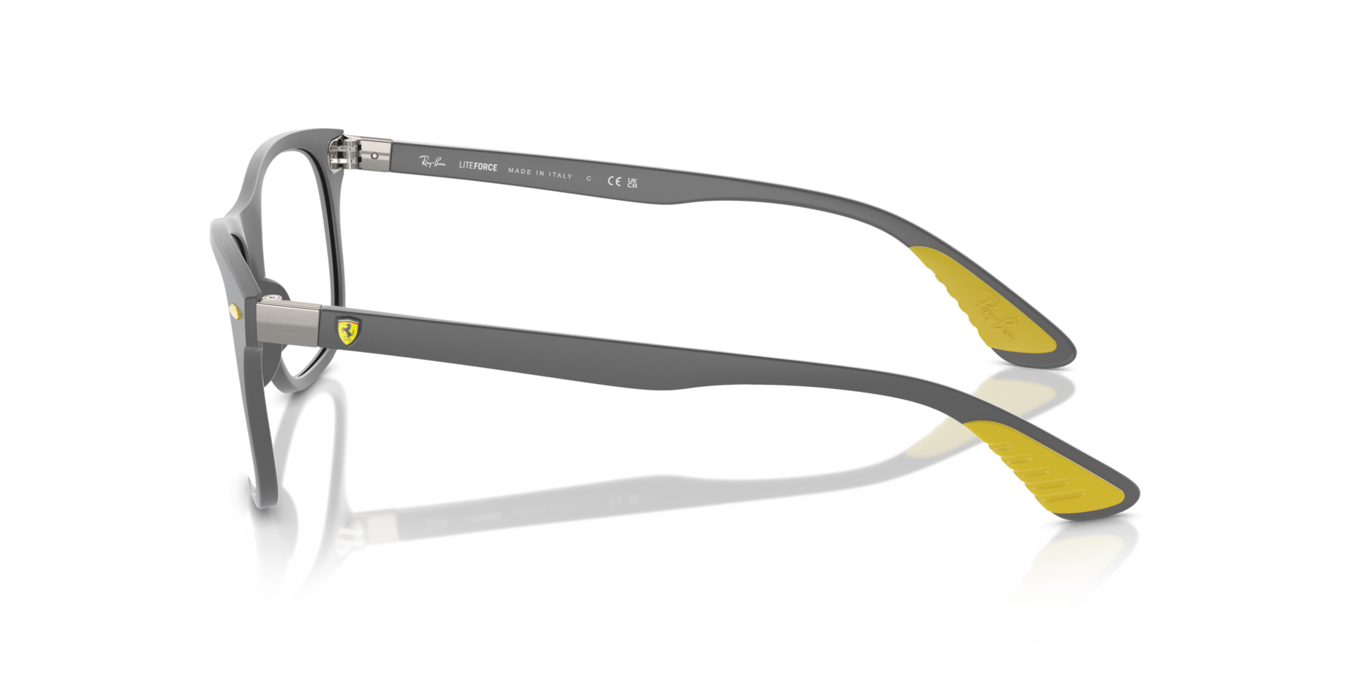 RB7307M Grey PlasticEyeglass Frames for Glasses Direct, Side View