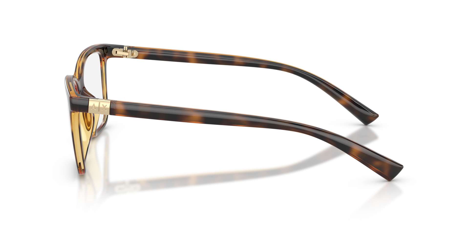 AX3146U Shiny Havana PlasticEyeglass Frames for Glasses Direct, Side View