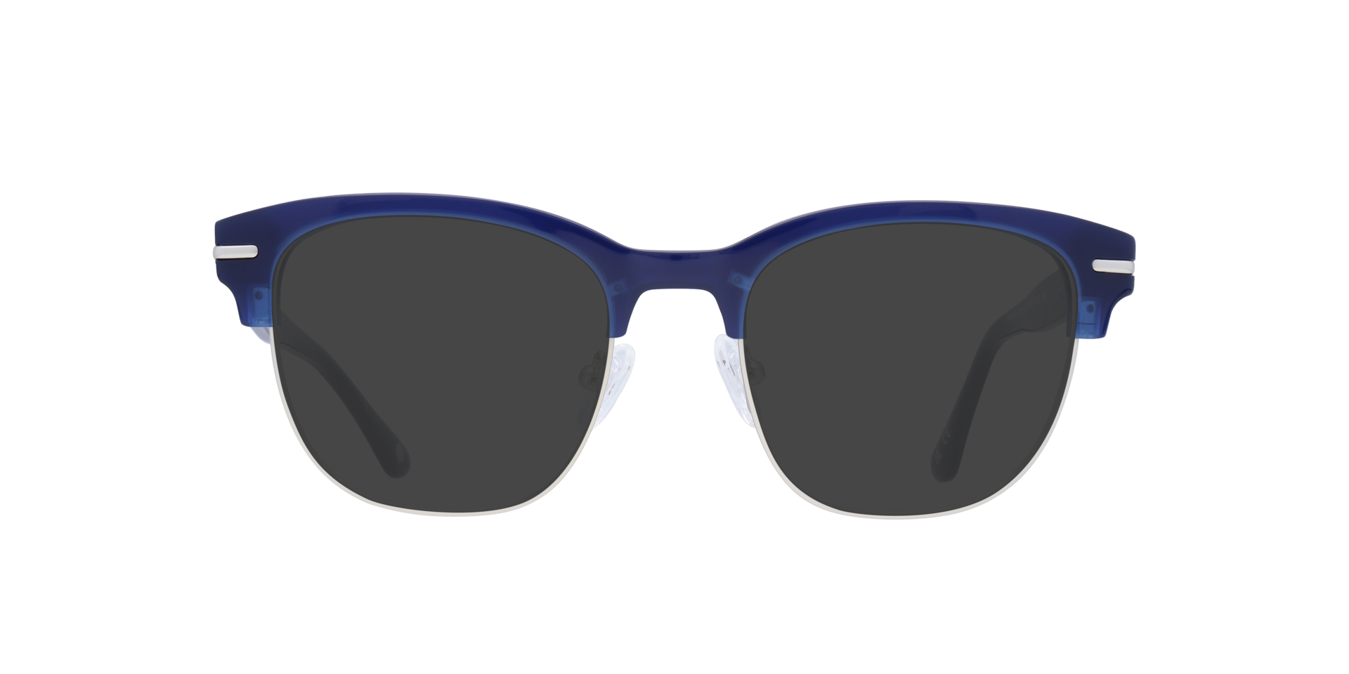 Greenford Navy Blue MetalEyeglass Frames for Glasses Direct, with Tinted Lenses