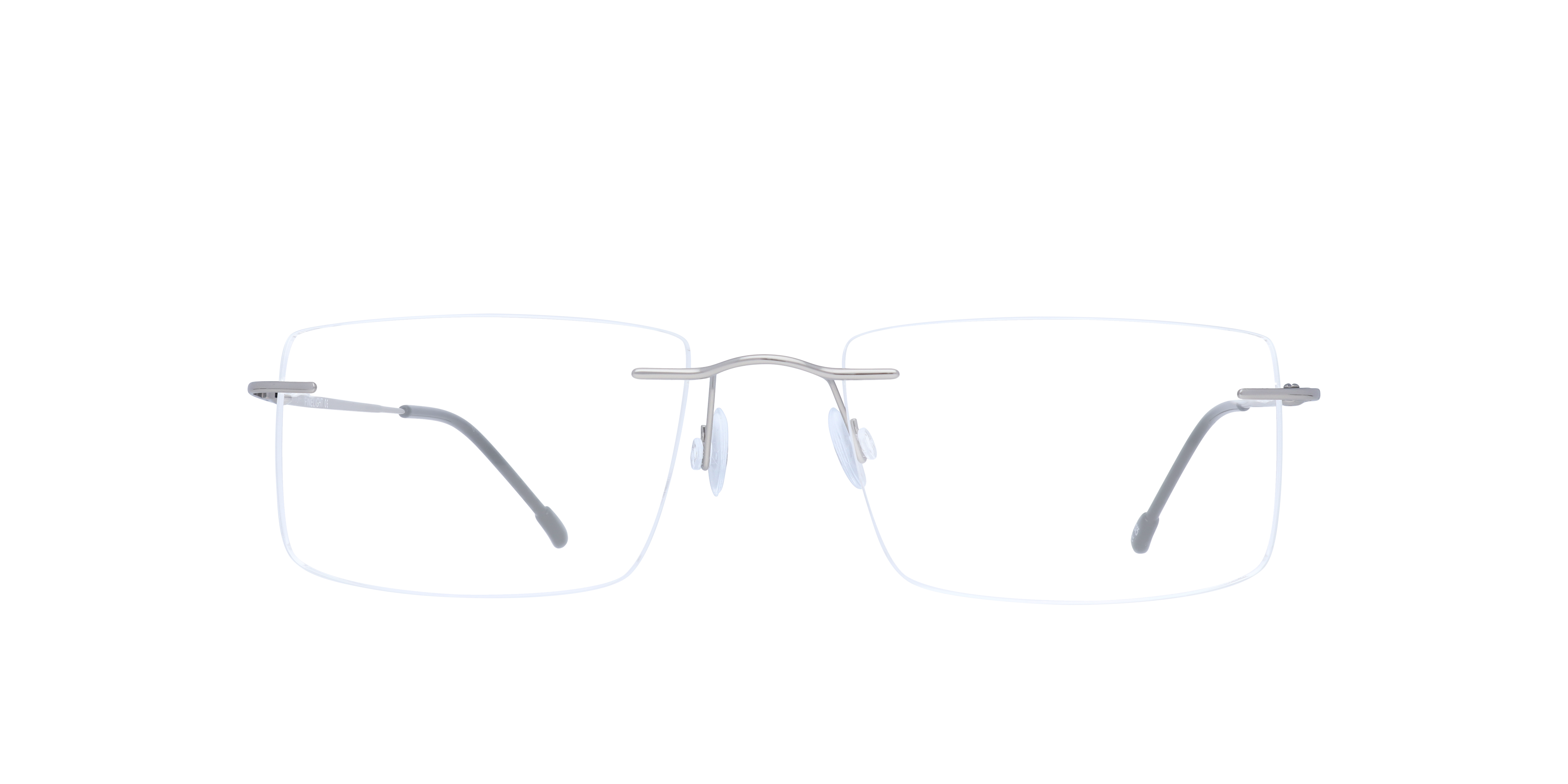 Jennings Gunmetal MetalEyeglass Frames for Glasses Direct, Front View