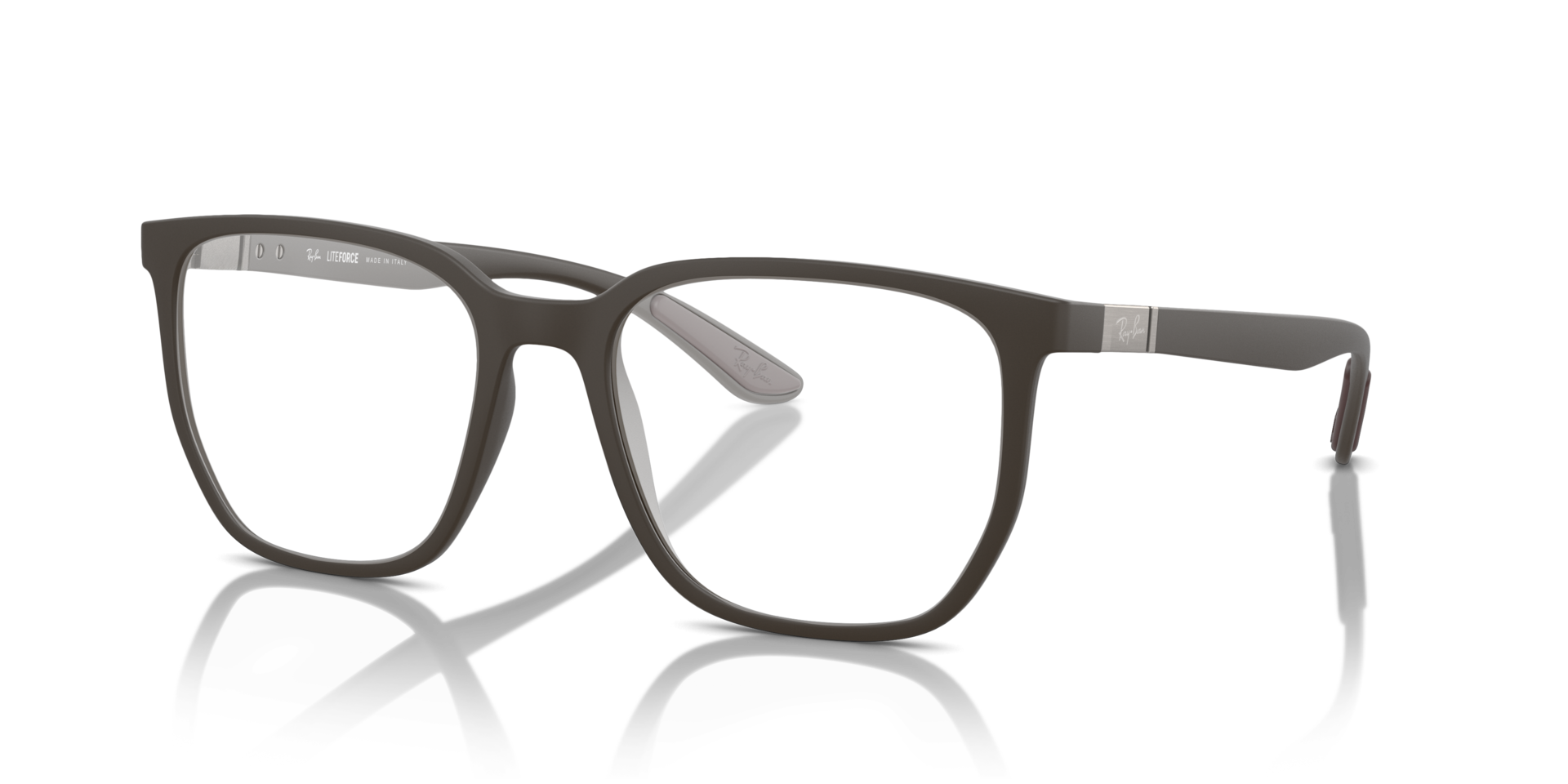 RB7235 Sand Brown PlasticEyeglass Frames for Glasses Direct, Angle View