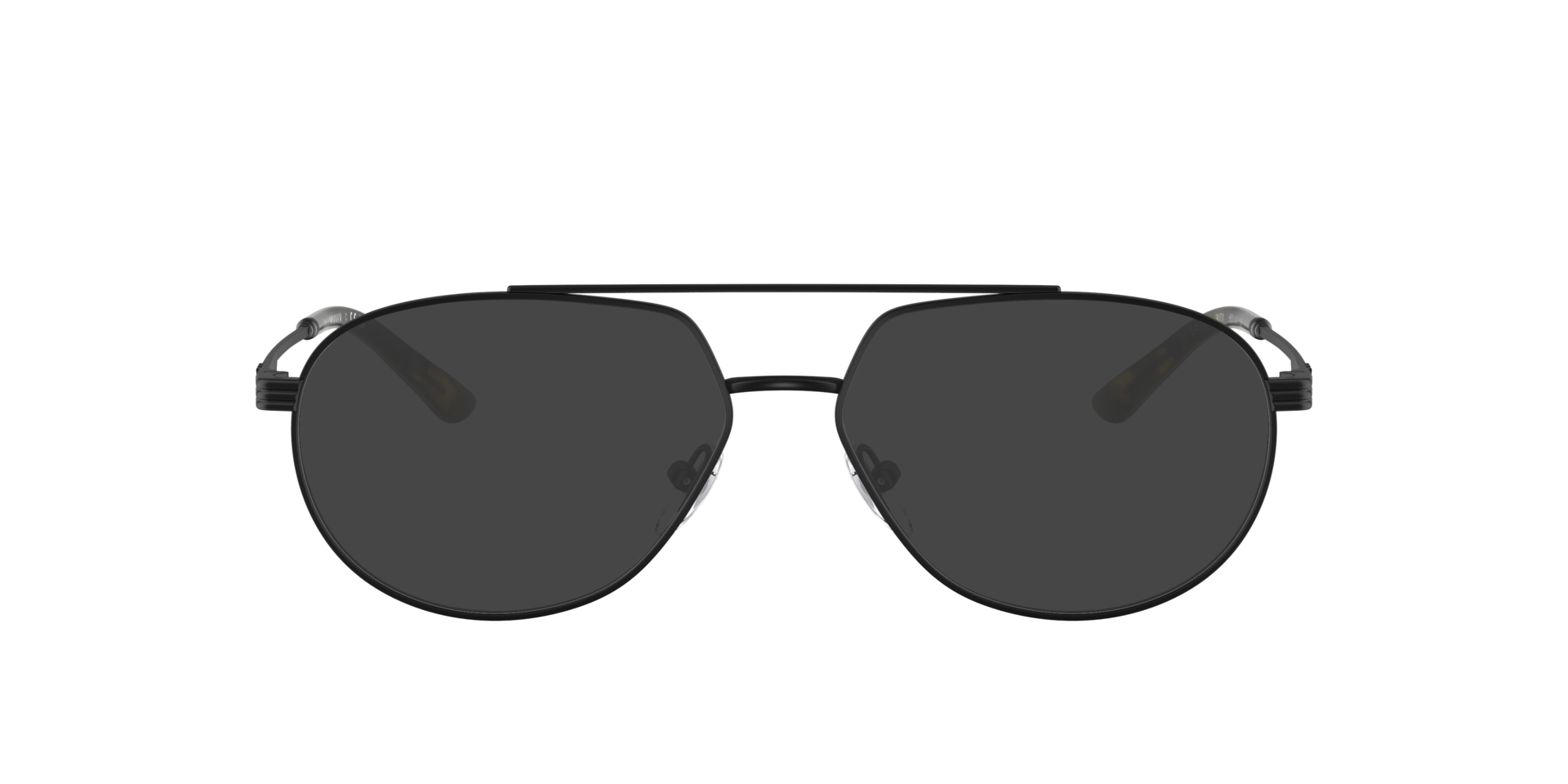 EA1165 Matte Black MetalEyeglass Frames for Glasses Direct, with Tinted Lenses