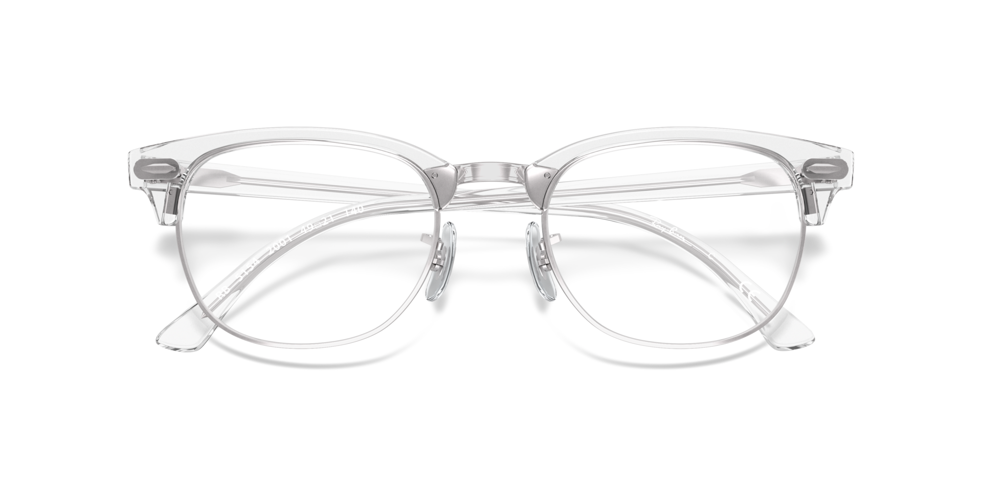 RB5154 White Transparent AcetateEyeglass Frames for Glasses Direct, Closed View