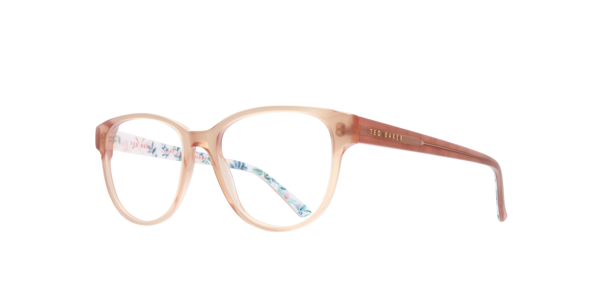 TB9208 Brown AcetateEyeglass Frames for Glasses Direct, Angle View
