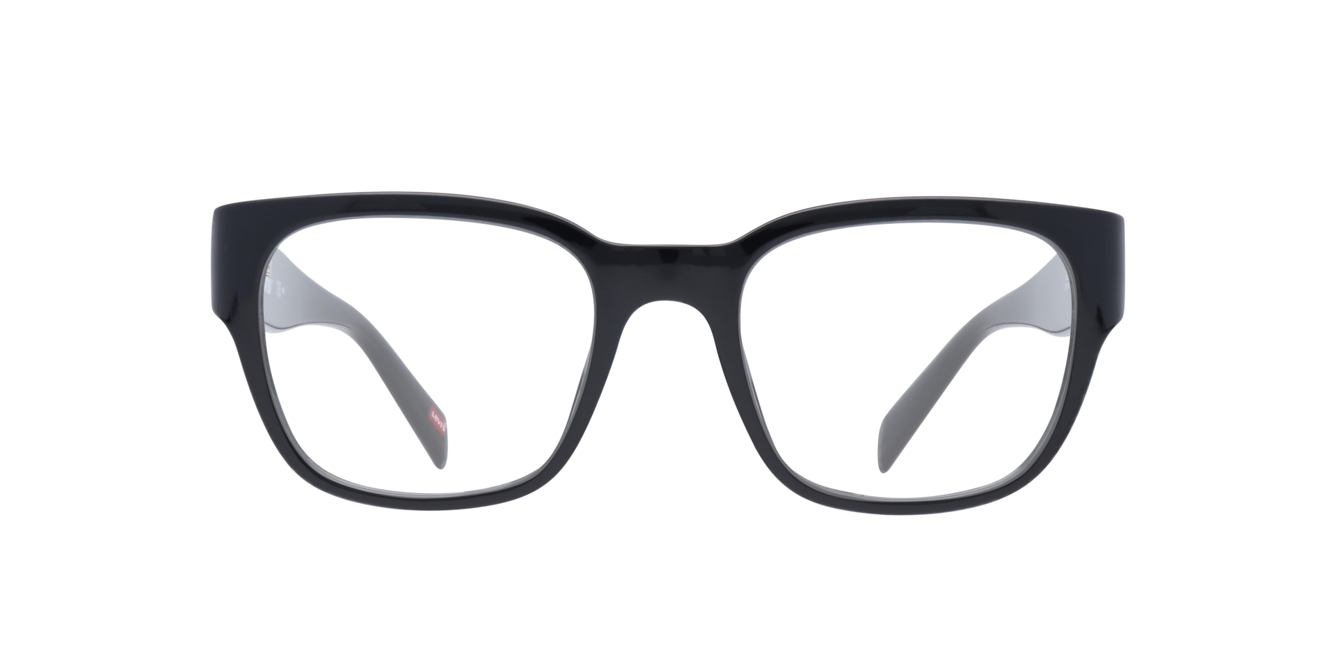 LV 1047 Black PlasticEyeglass Frames for Glasses Direct, Front View