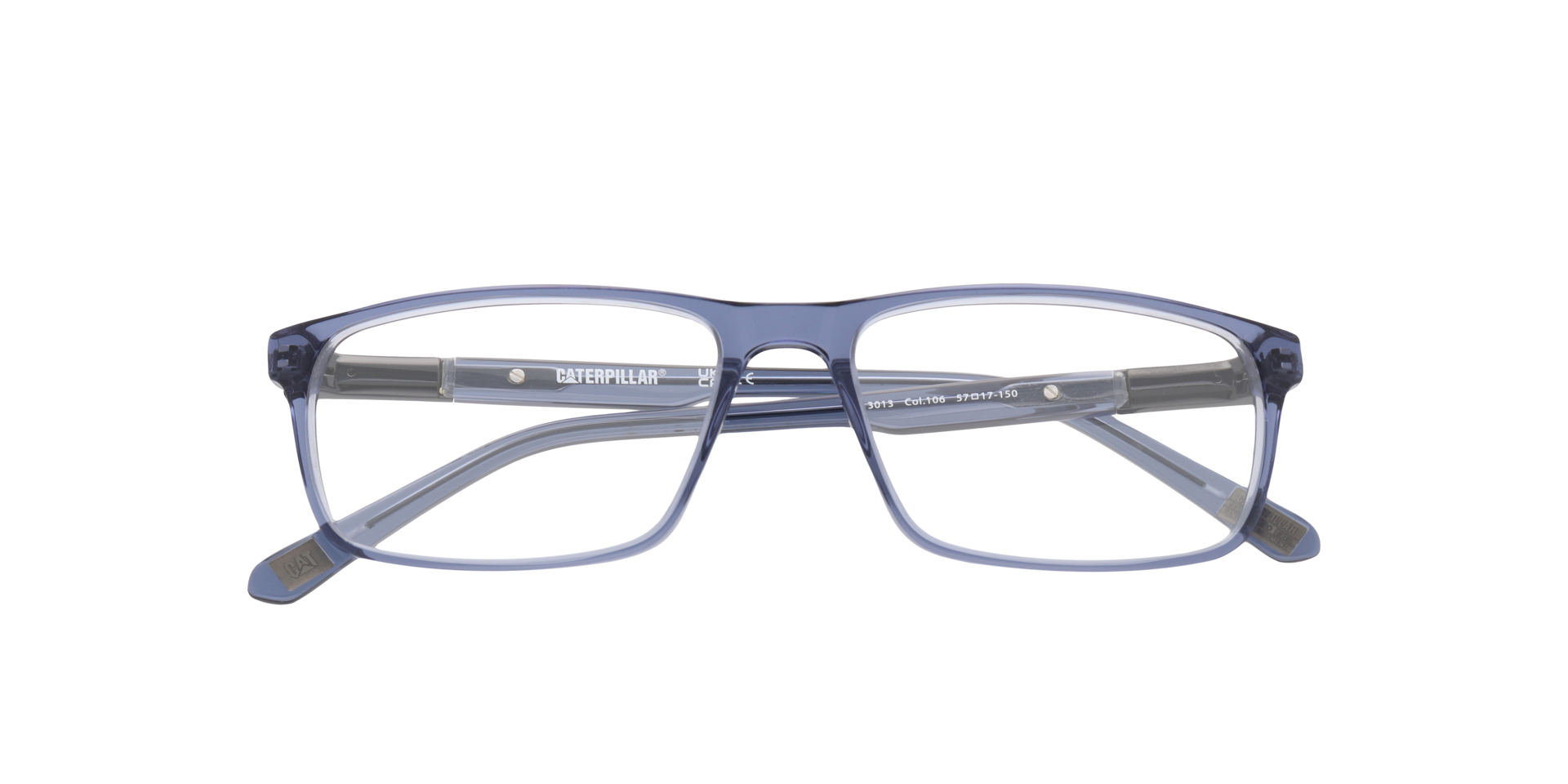 CTO 3013 Blue PlasticEyeglass Frames for Glasses Direct, Closed View