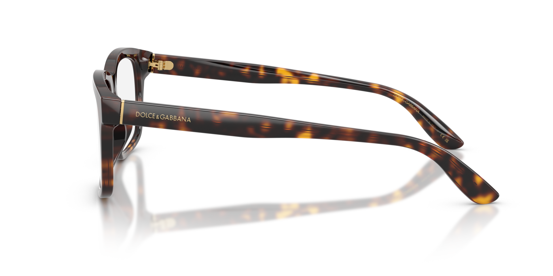 DG3453 Havana AcetateEyeglass Frames for Glasses Direct, Side View