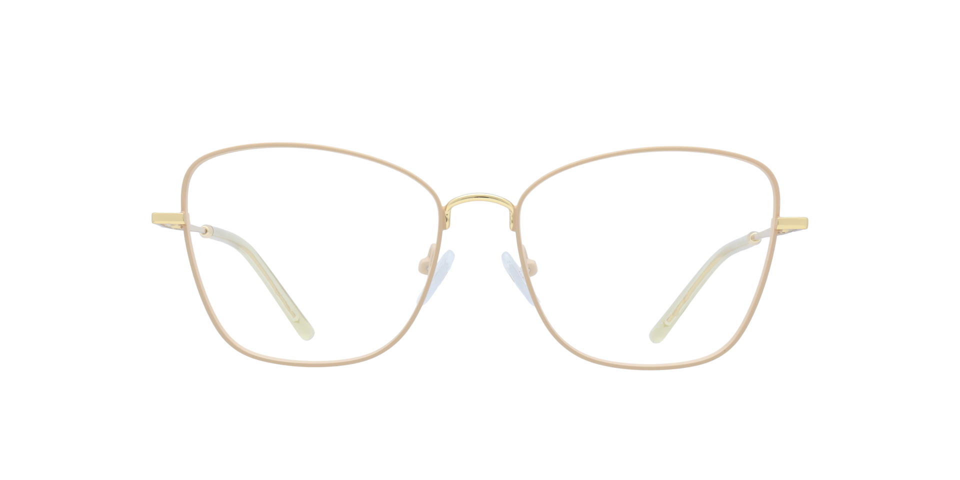 Roma Cream MetalEyeglass Frames for Glasses Direct, Front View