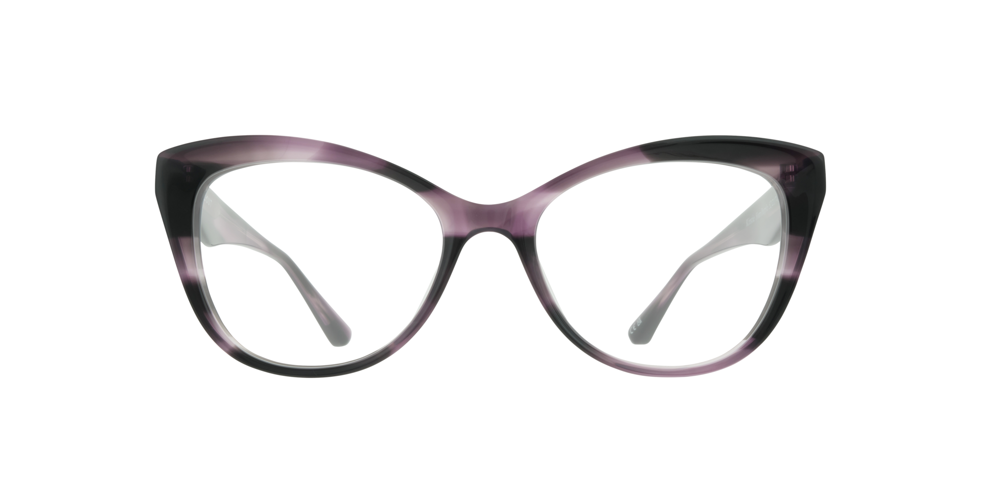 Kirstie Horn Purple AcetateEyeglass Frames for Glasses Direct, Front View