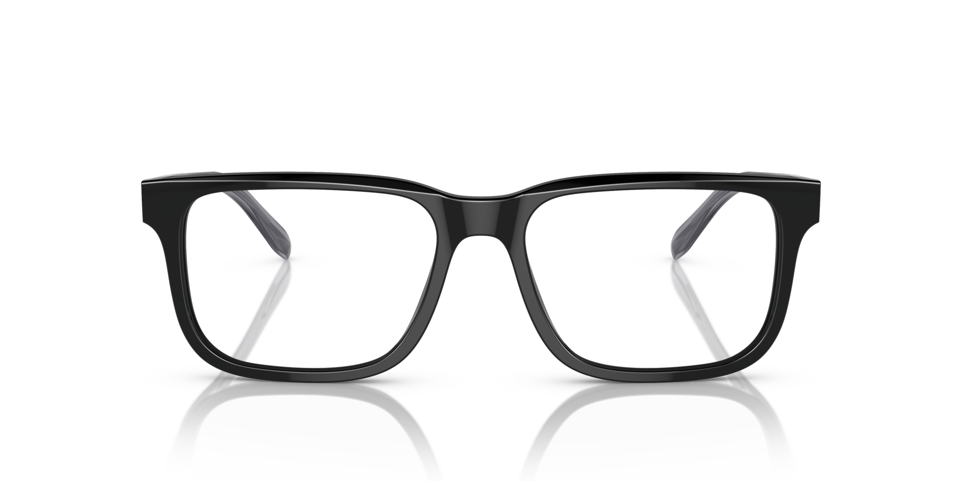 EA3218 Black AcetateEyeglass Frames for Glasses Direct, Front View