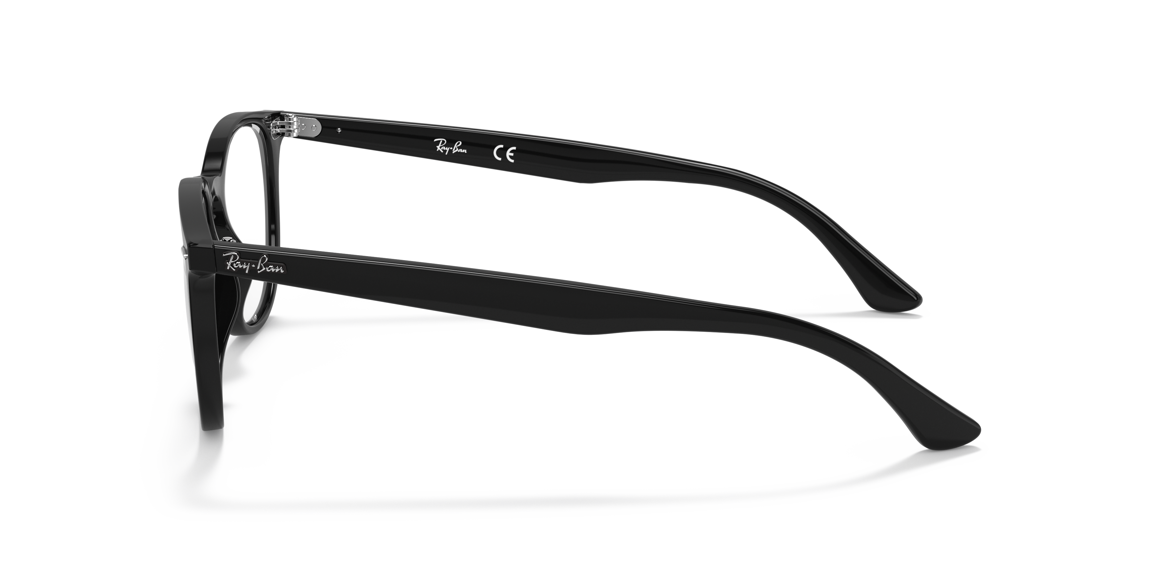 RB7159 Black PlasticEyeglass Frames for Glasses Direct, Side View