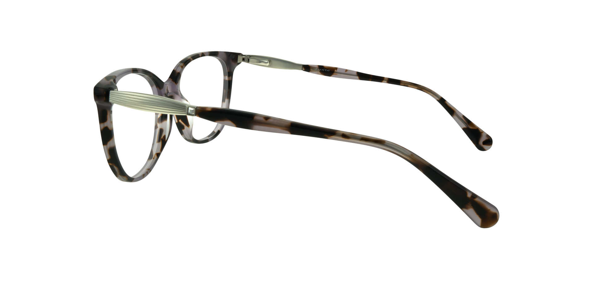 Janet Havana Grey & Red AcetateEyeglass Frames for Glasses Direct, Side View