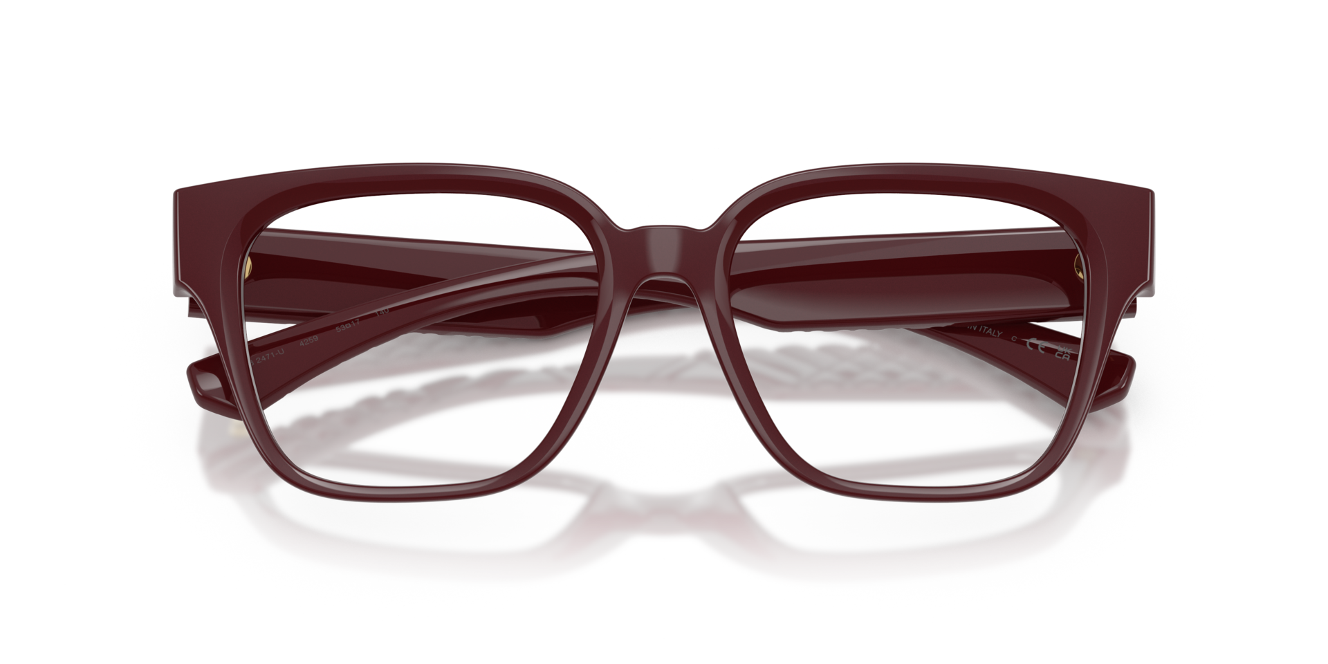 BE2471U Bordeaux PlasticEyeglass Frames for Glasses Direct, Closed View
