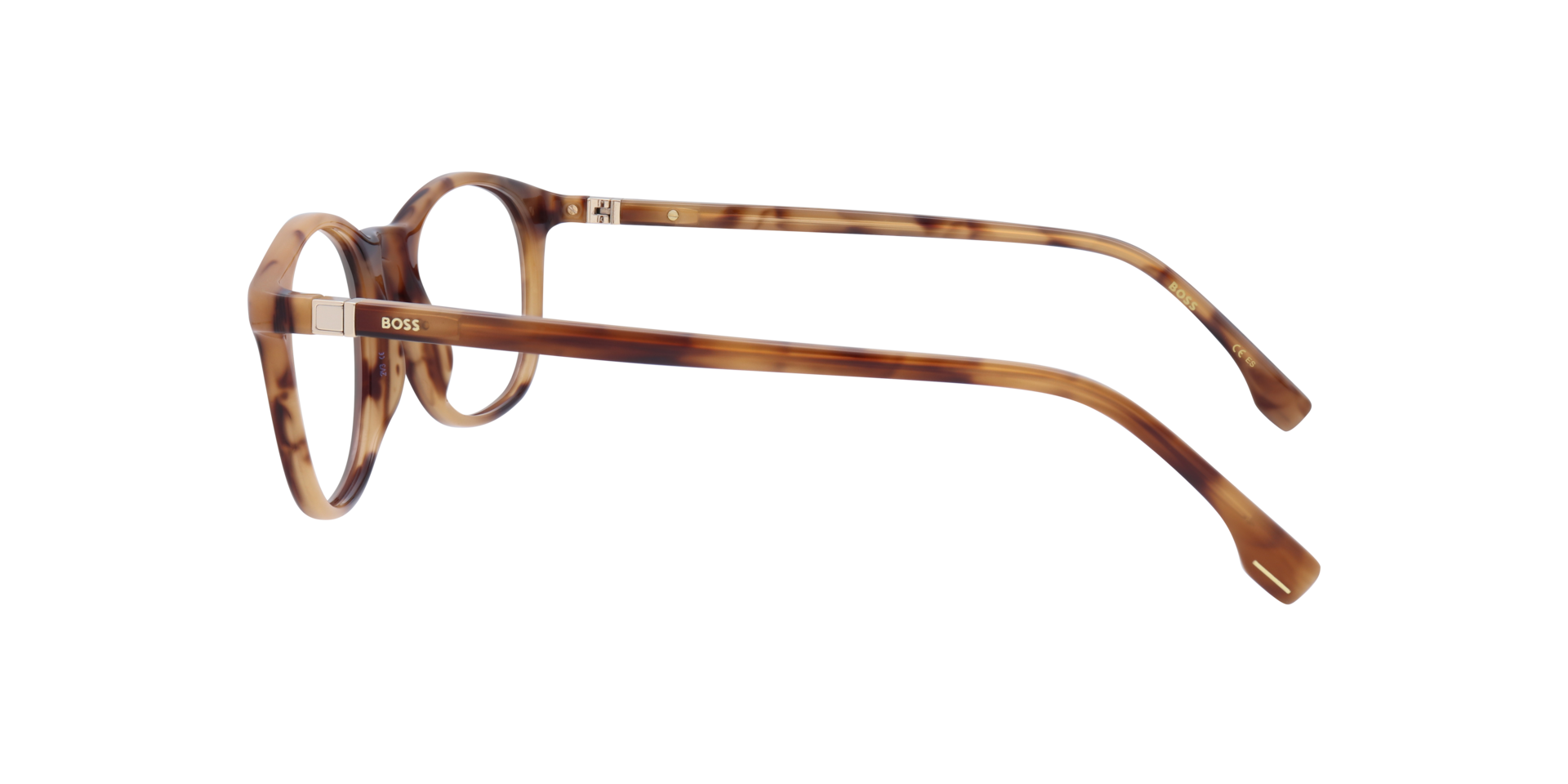 BOSS 1437 Tortoise AcetateEyeglass Frames for Glasses Direct, Side View