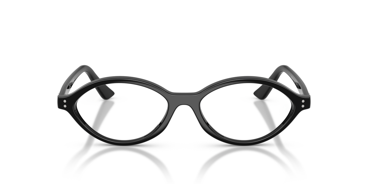Ray-Ban Unisex Black Irregular Plastic Eyeglasses Online - Full Rim - Rb7265