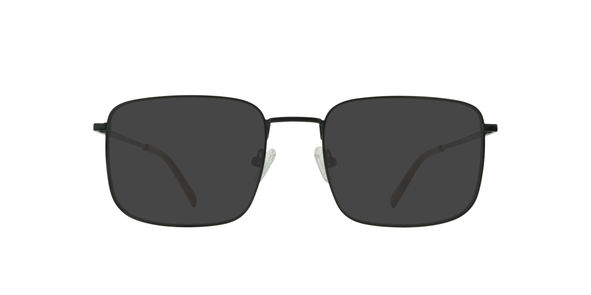 John Shiny Black MetalEyeglass Frames for Glasses Direct, with Tinted Lenses