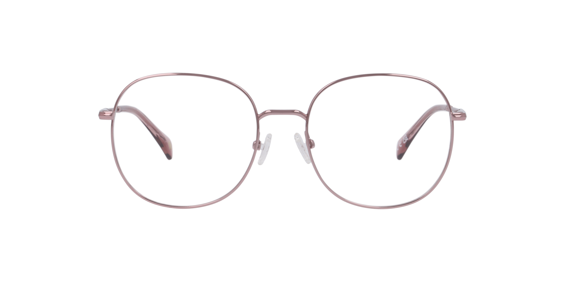 Marylebone Pink MetalEyeglass Frames for Glasses Direct, Front View