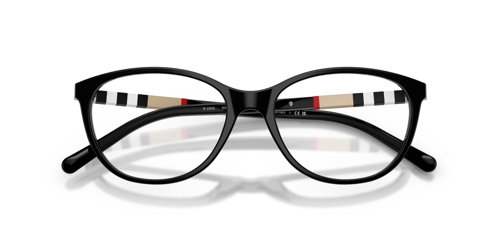 BE2205 Black AcetateEyeglass Frames for Glasses Direct, Closed View