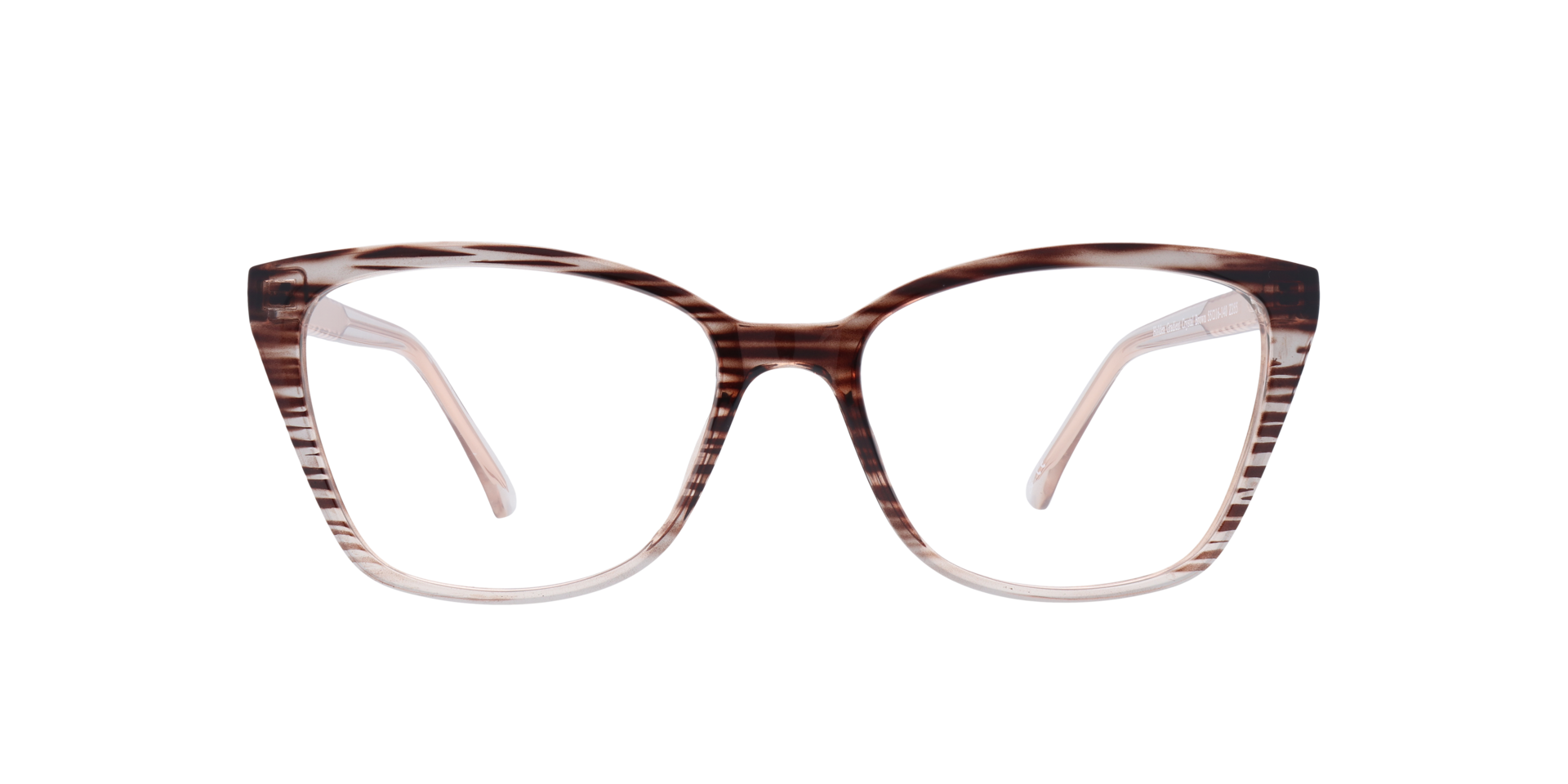 Holden Gradient Crystal Brown PlasticEyeglass Frames for Glasses Direct, Front View