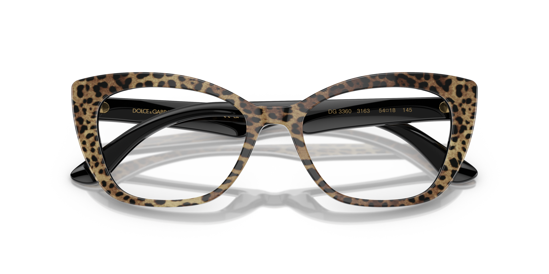 DG3360 Leo Brown & Black AcetateEyeglass Frames for Glasses Direct, Closed View