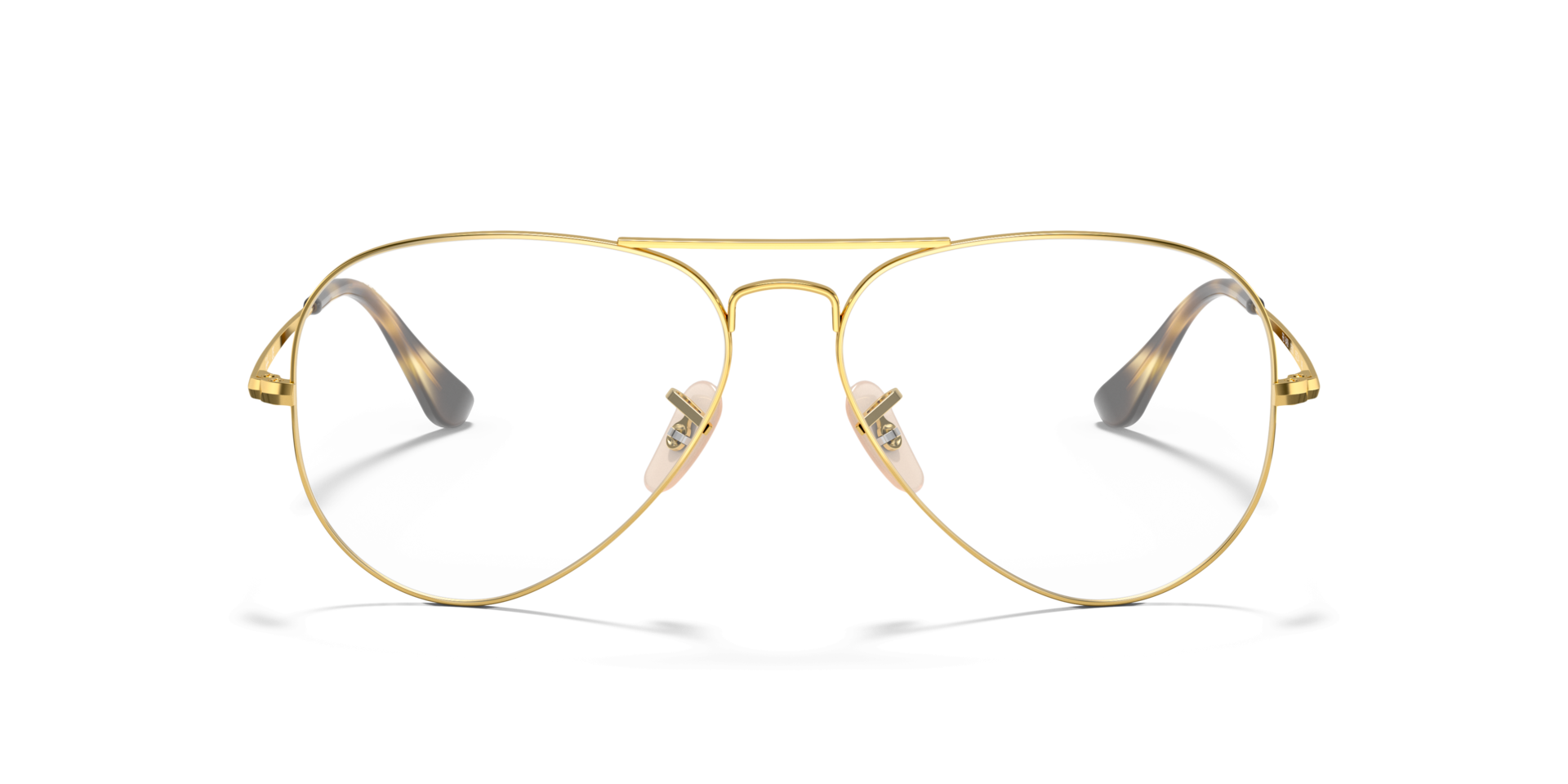 Aviator Optics Arista Gold MetalSunglass Frames for Glasses Direct, Front View