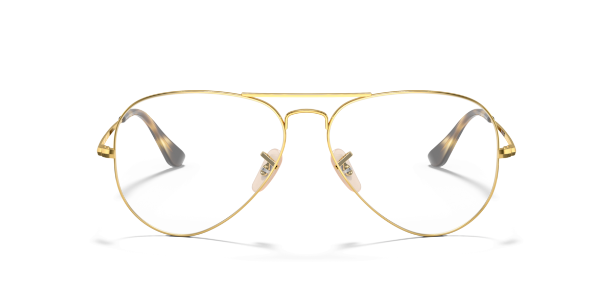 Ray-Ban Unisex Arista Gold Pilot Metal Eyeglasses Online - Full Rim - Rb6489